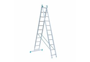 Eurostairs home reform ladder dubbel recht 2x11 sporten