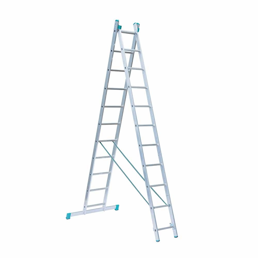 Eurostairs home reform ladder dubbel recht 2x11 sporten