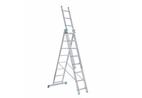 Eurostairs home reform ladder driedelig recht 3x8 sporten
