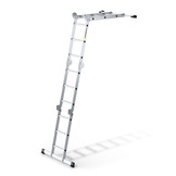 Vouwladder 4 x 3 treden met platform