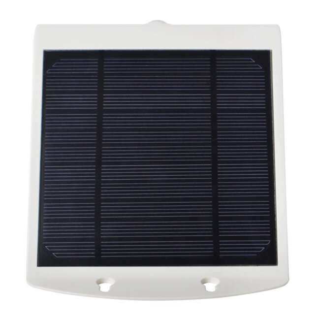 Solarny kinkiet zewnętrzny Single Conan 3,2W z czujnikiem - biały