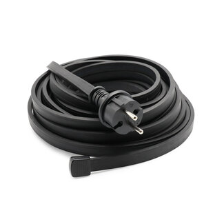 Girlanda świetlna bez oprawek w zestawie zamontowana wtyczka i zaślepka - Czarne