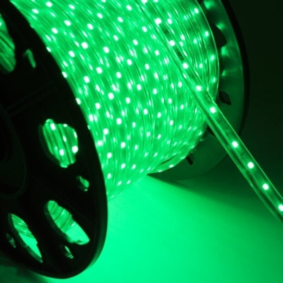 Wąż świetlny LED zewnętrzny – Zielony