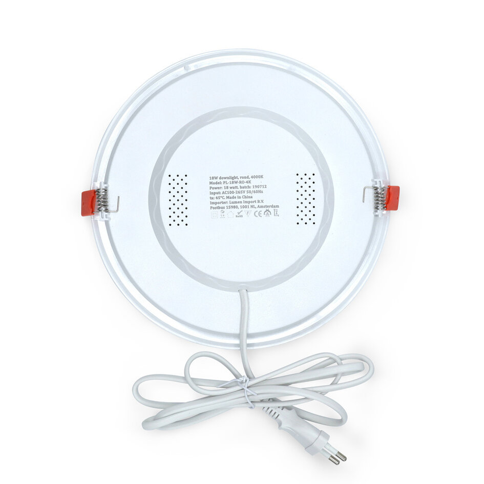 Reflektor wpuszczany LED okrągły - 18 W - Ø220mm