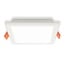 Reflektor wpuszczany LED kwadratowy - 18 W - 220 x 220 mm