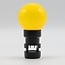 Lampka do girland - Żółta (bez gniazdka E27)