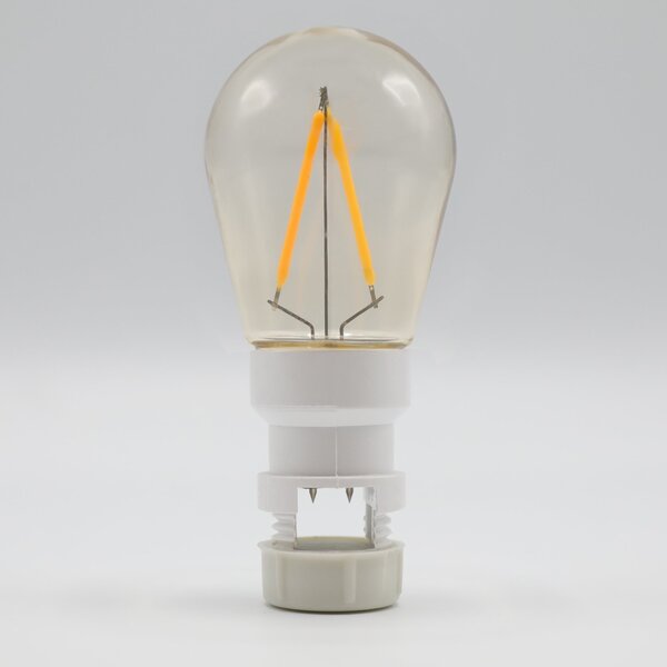 Lampka do girland - 2W filament, ściemnialna (bez oprawki E27)