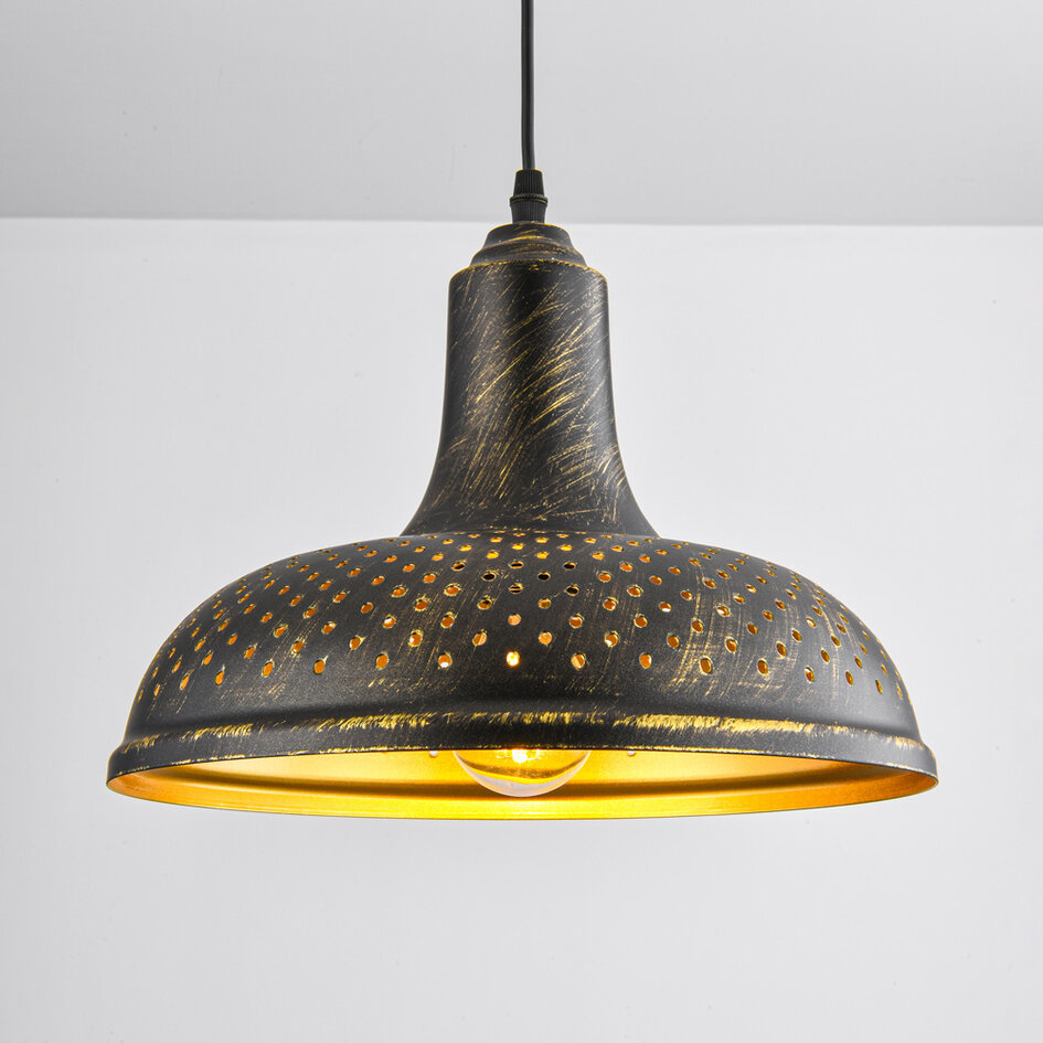 Przemysłowa lampa wisząca brązowa - Marrakesh