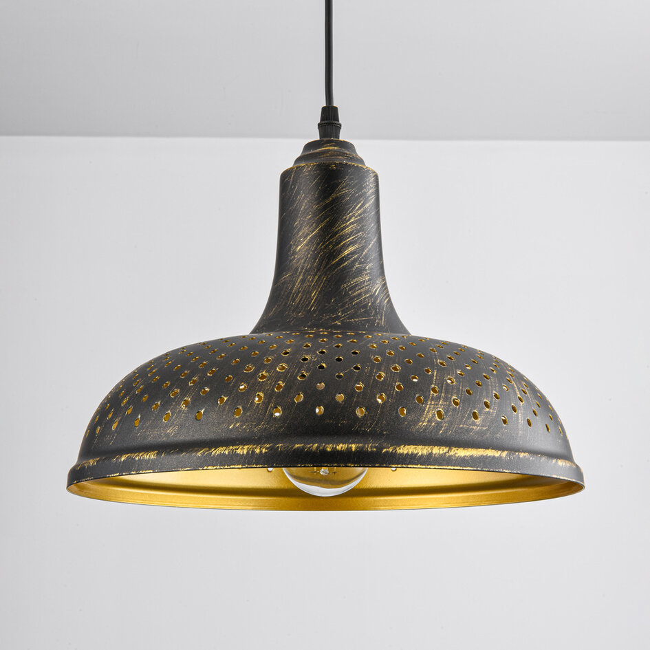 Przemysłowa lampa wisząca brązowa - Marrakesh