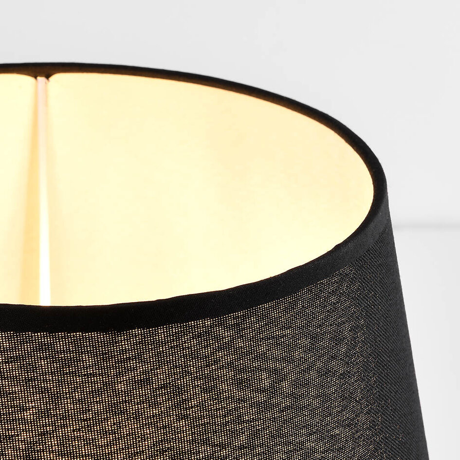 Industrialna lampka stołowa z ceramiczną podstawą - Bolt