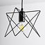 Industrialna lampa wisząca czarny metal – Star