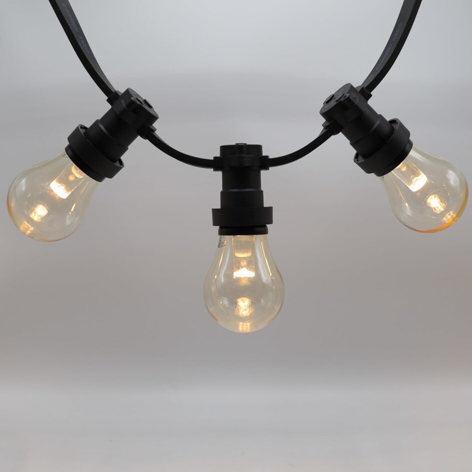 Ciepłe białe lampy z dużym kloszem i soczewką, ściemnialne, Ø60 - 2 W