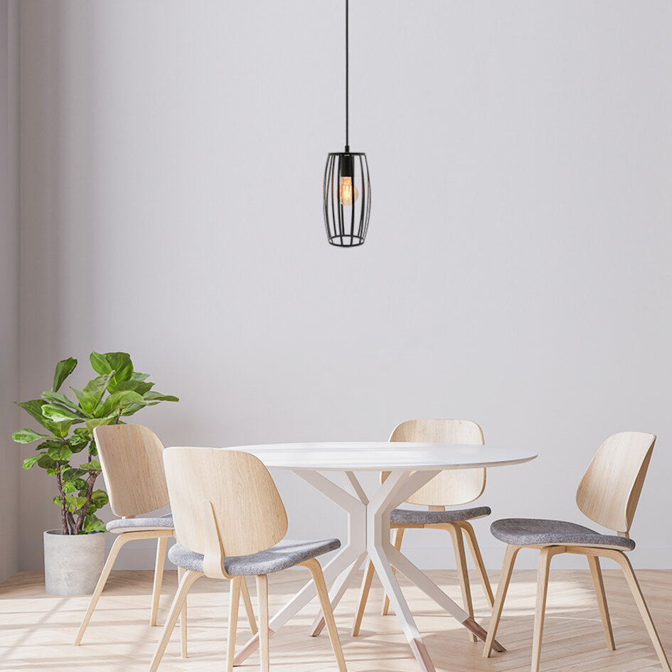 Lampa wisząca Maya z żarówką 2,5W do 10W, szkło bursztynowe, 2000 K, Ø60
