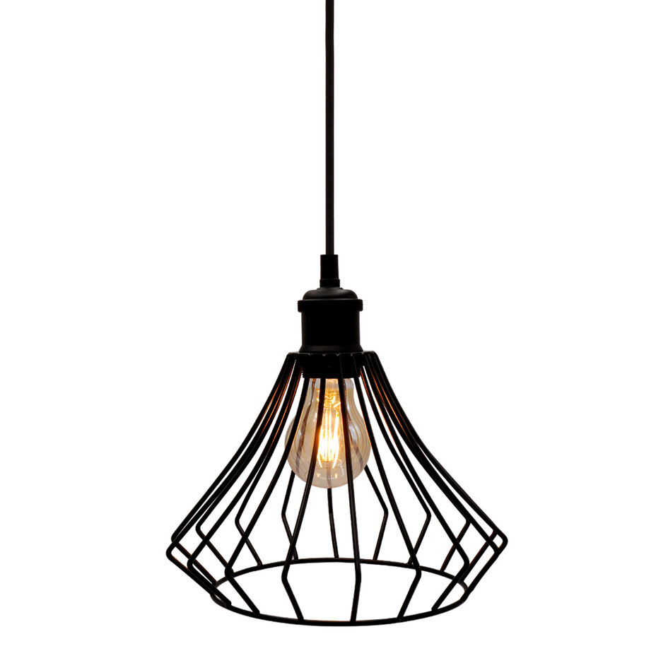 Lampa wisząca Kiki z żarówką 2,5 W do 10 W, Szkło bursztynowe, 2000 K, Ø60