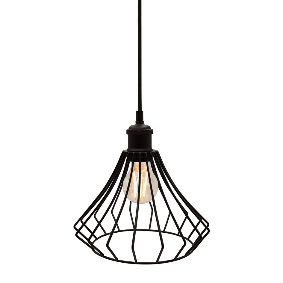 Lampa wisząca Kiki z żarówką 2,5 W do 10 W, Szkło bursztynowe, 2000 K, Ø60