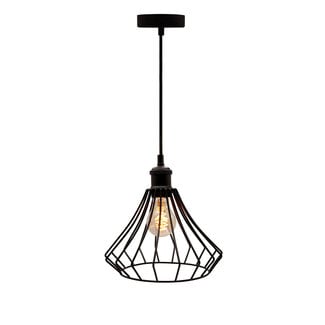 Lampa wisząca Kiki z żarówką spiralną 5W, szkło bursztynowe, 1800K, Ø60