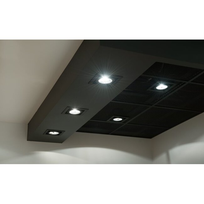 Reflektor LED Miracle czarny, ściemnialny, 6 W, 3000 K