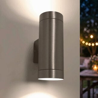 Kinkiet Alu up/down szczotkowany