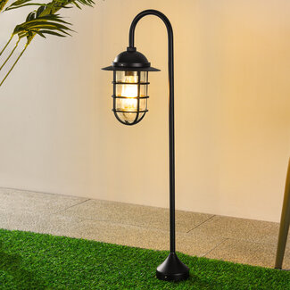 Lampa podłogowa zewnętrzna wiejska Dave - czarna