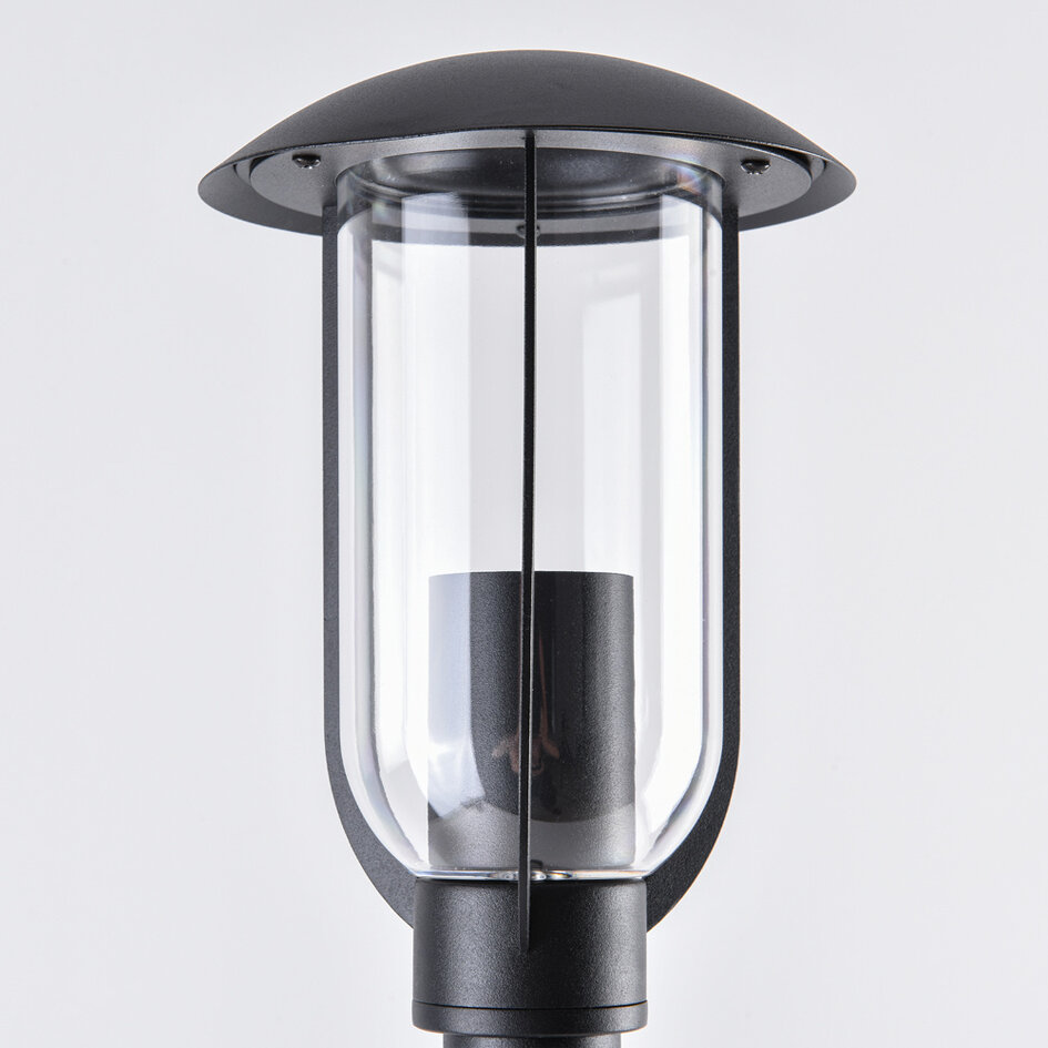 Lampa zewnętrzna rustykalna czarna ze stali nierdzewnej Alessandro, 80 cm