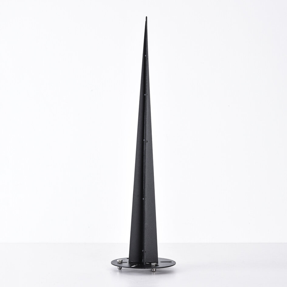 Uniwersalny szpikulec gruntowy Enzo, 50 cm - czarny