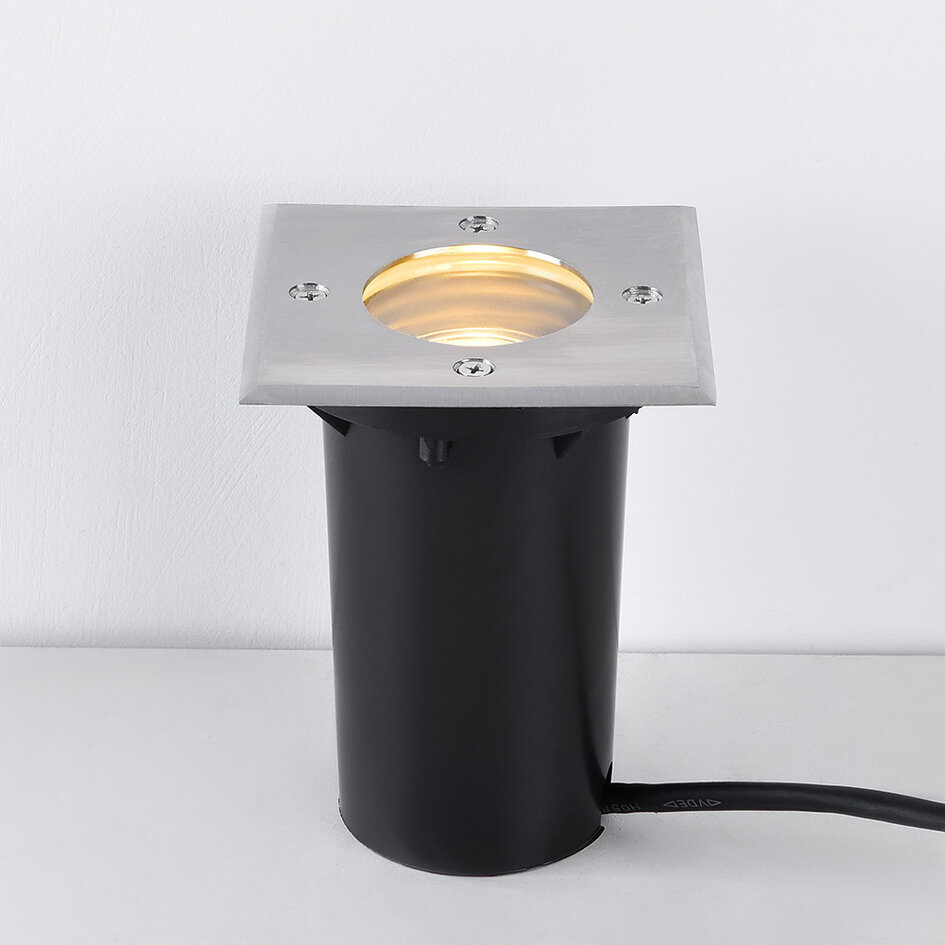 Nowoczesny zewnętrzny reflektor gruntowy IP67 - Square Mole
