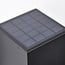 Solarna lampa zewnętrzna Vikke – czarna