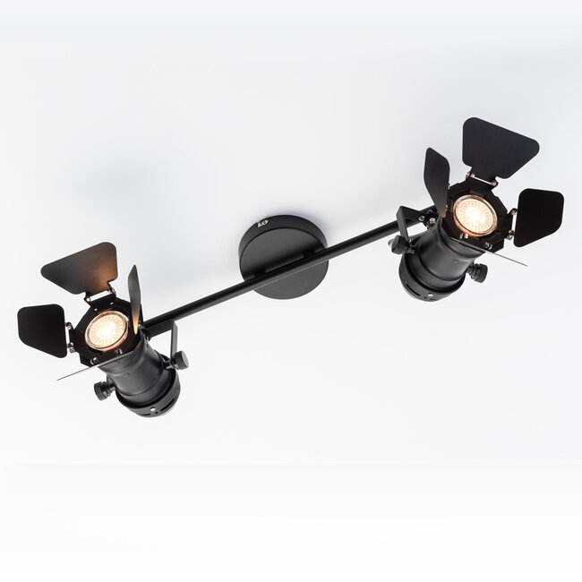 Reflektory sufitowe Cammy - Czarny mat