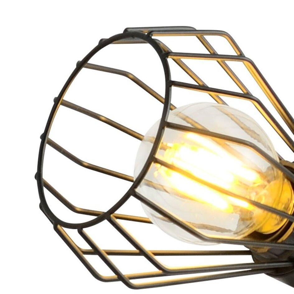 Lampa sufitowa Julia 2 światła - czarna