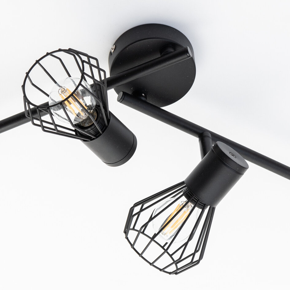 Lampa sufitowa Faith 4 światła - czarne
