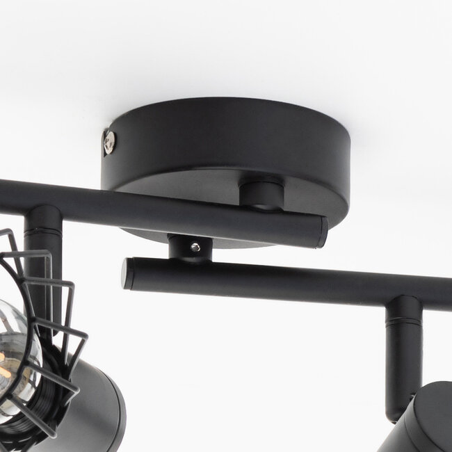 Lampa sufitowa Faith 4 światła - czarne