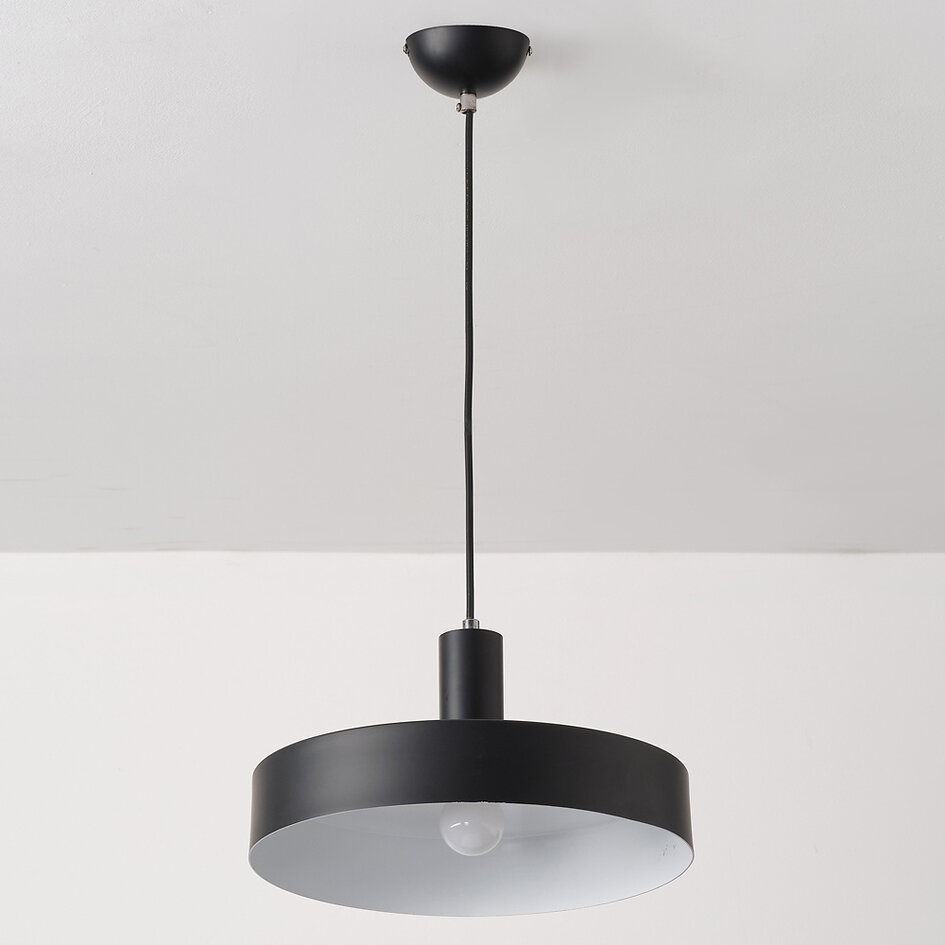 Nowoczesna lampa wisząca w kolorze czarny mat - Bijou