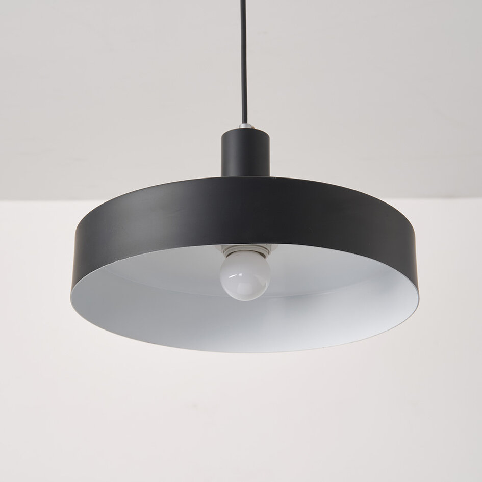 Nowoczesna lampa wisząca w kolorze czarny mat - Bijou