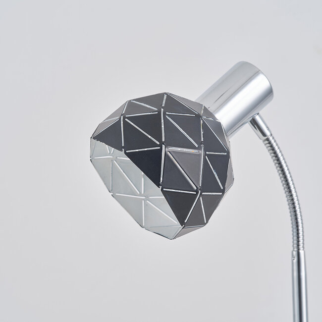 Nowoczesna czarna lampka stołowa - Aimee