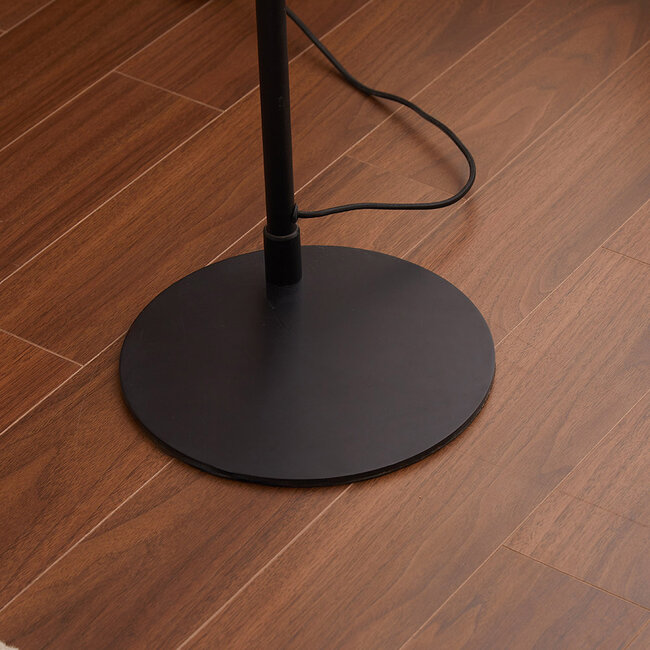 Lampa podłogowa czarno-złota - Alyssa