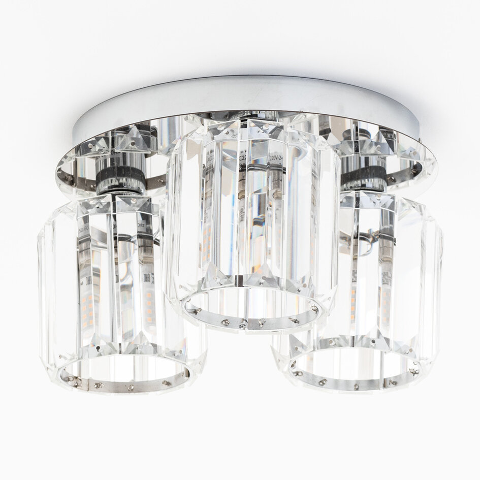 Lampa sufitowa z kryształami - Kiara