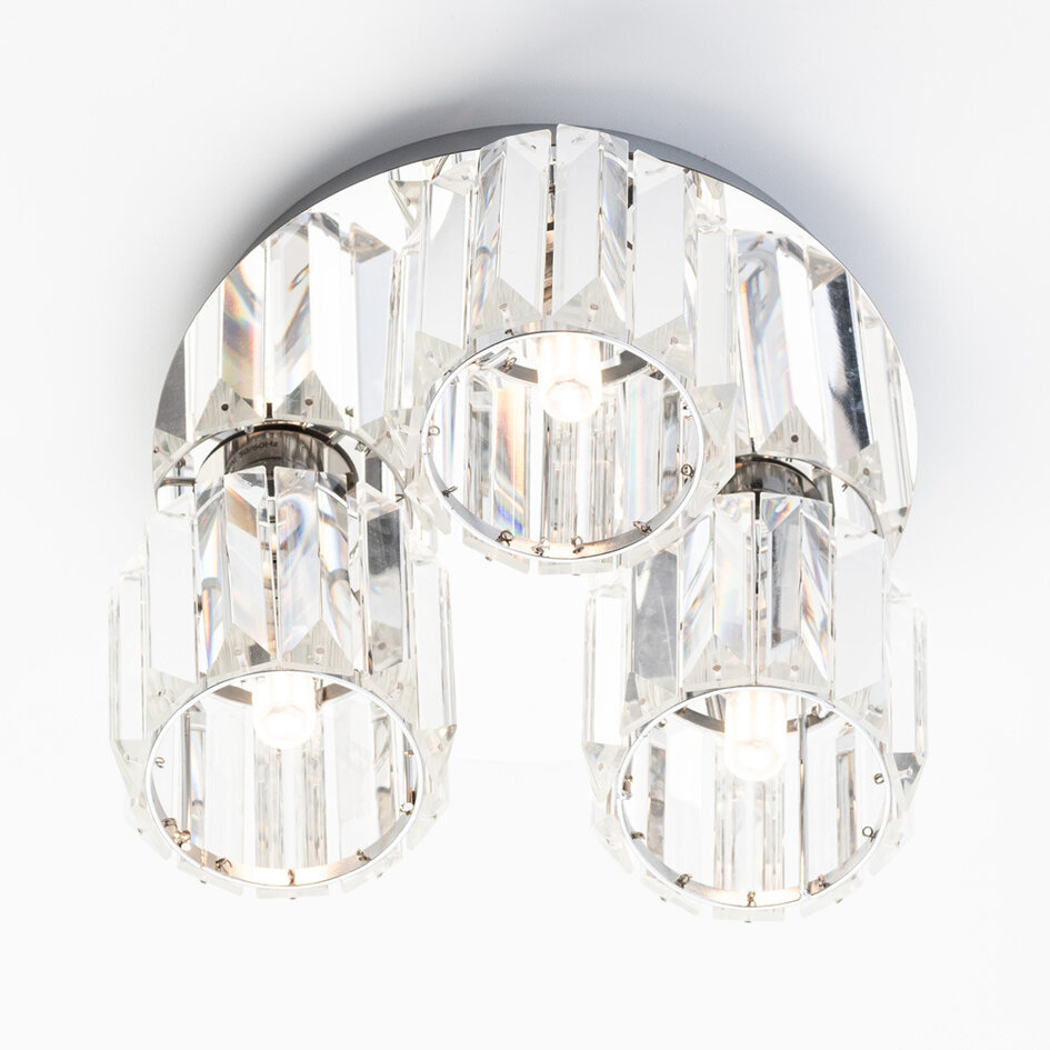 Lampa sufitowa z kryształami - Kiara