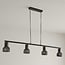 Lampa wisząca Xavier – industrialna, czarna