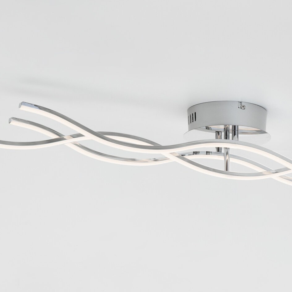 Nowoczesna lampa sufitowa z LED 3-stopniowo ściemnialne - Emma