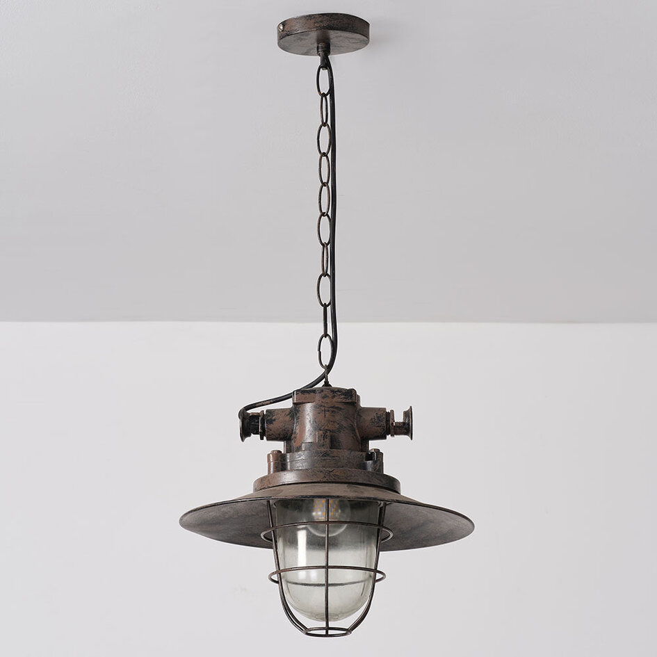 Industrialna lampa wisząca - Fender (Gniazdko E27)