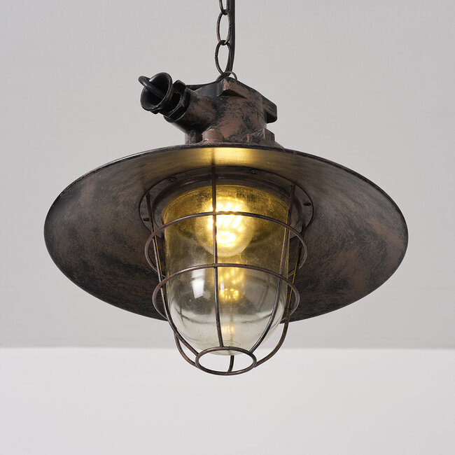 Industrialna lampa wisząca - Fender (Gniazdko E27)