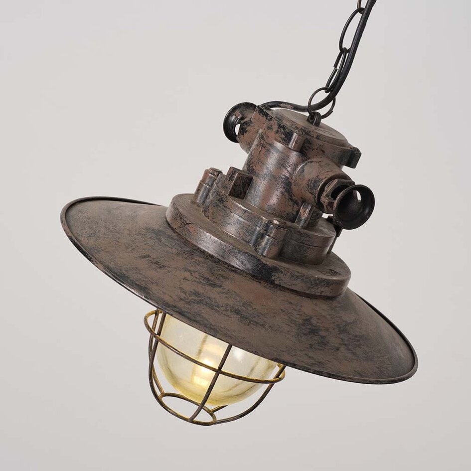 Industrialna lampa wisząca - Fender (Gniazdko E27)