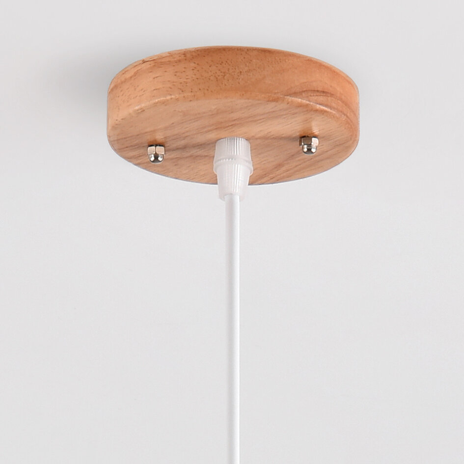 Drewniana lampa wisząca – Bali