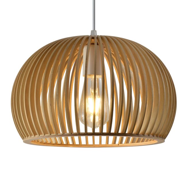 Lampa wisząca z drewna – Jakarta