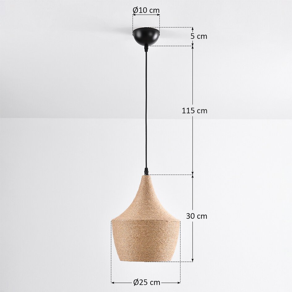 Lampa wisząca z liną - Laos