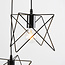 Industrialna lampa wisząca czarny metal 3 światła – Star