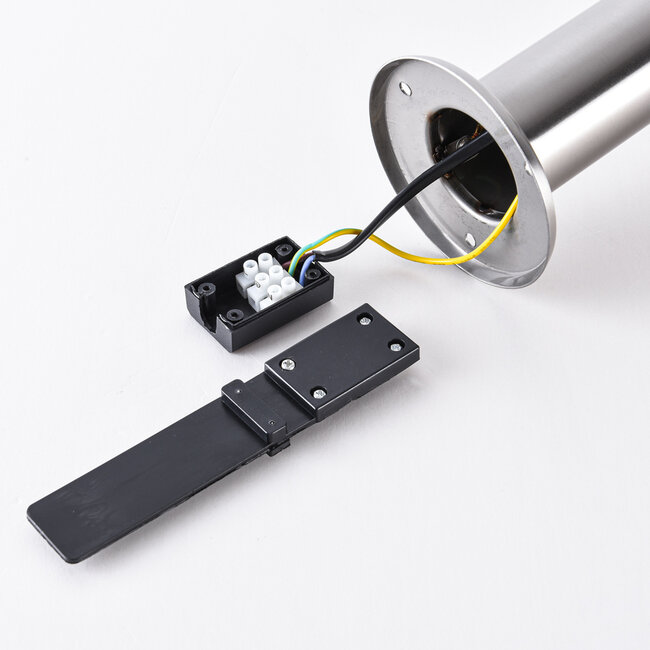 Klasyczna lampa zewnętrzna Rocco RVS, 45 cm