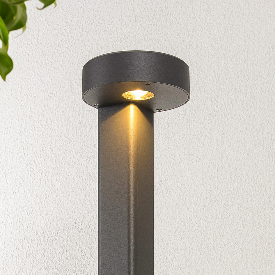 Industrialna zewnętrzna lampa podłogowa Ferris - antracytowe