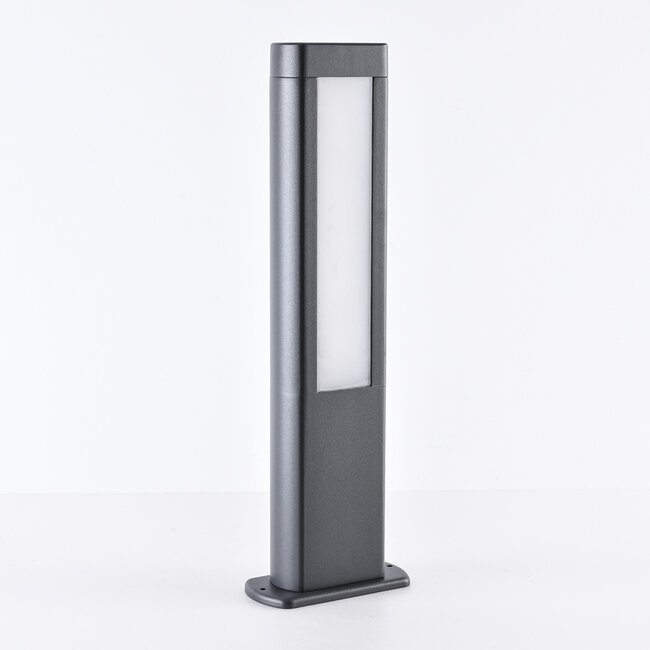Przemysłowa zewnętrzna lampa podłogowa Stein - Antracytowe