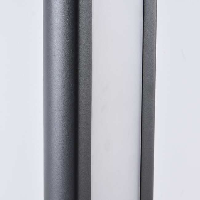 Przemysłowa zewnętrzna lampa podłogowa Stein - Antracytowe